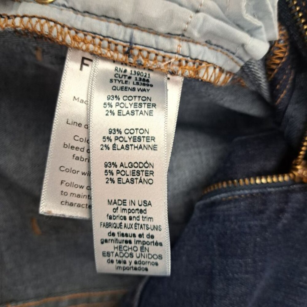 FRAME Denim Le Skinny De Jeanne Queens Way Jeans Blue Size 32 - Picture 6 of 8